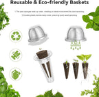 inbloom 18-Pod Herb Seed Pod Kit – Compatible with AeroGarden, Ahopegarden, Gardencube Hydroponic Garden with 350+ Seeds: Basil, Mint, Cilantro, Parsley, Shiso, Chicory, Liquorice – Mothers Day Gift