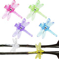 BEADNOVA Dragonfly Plant Clips - 30PCS Mix Color Orchid & Vine Support Clips