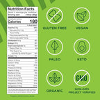 Manitoba Harvest Organic Hemp Hearts, Shelled Hemp Seeds - 7oz - 10g Plant Protein & 12g Omega 3 & 6 per 30g serving - Easy-to-Digest seeds with 9 Essential Amino Acids - Gluten Free, Vegan, Non-GMO