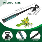Weed Remover Tool,2-in-1 Portable Hand Weeding Tool with 6 Teeth,Portable Garden Weeder Tool,2026 New Gardening Weeding Tools,for Garden Hand Tools for Garden, Backyard, Farm & Vegetable Planting