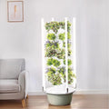 Hydroponic Growing System with Grow Light, Pods Vertical Hydroponic Tower, Home Hydronic Garden with Water Pump, Plants Germination Kit for Indoor Herbs, Fruits and Vegetables,7 Layer