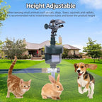 Motion Activated Sprinkler to Deter Animal Cat, Birds, Dogs Repellent Outdoor Lawn Motion Sensor Water Sprinkler for Garden