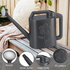 2 Gallon Watering Can for Indoor Plants, Garden Watering Cans for Outdoor Plant House Flower, Modern Plant Watering Can Large Long Spout with Sprinkler Head