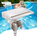 Hanaoyo Pool Fountain Waterfall - Smooth Flowing Above Ground Pool Accessory for Outdoor Decor and Relaxation