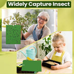 Qualirey 150 Pcs 6 x 8 Inch Sticky Traps for Plant Double Sided Sticky Trap for Gnats with Twist Ties Fly Traps for Fruit Insect Fungus Bugs Indoor Outdoor (Green)