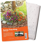 BloomingBulb Seed Mat - Easy to Plant and Grow Garden Seeds - Creates Fragrant, Vibrant Flower Garden – Customizable Flower Beds- Sunny Tree Ring-Flower Mat