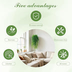 dallisten 4Pcs Fake Hanging Fern Plants for Outdoors, UV Resistant Artificial Ferns Greenery Vines Faux Trailing Plants for Indoor Wall Porch Wedding Boho Home Garden Decor(4PCS Green Ferns)