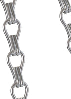 garini 3 Pack, 23 Inch Hanging Baskets Chain, Hanging Chains with Hooks Flower Pot Chain Replacement Plant Hangers for Planters, Bird Feeders and Lanterns(Silver)…
