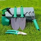 5PCS Gardening Tool Set Plant Care Mechanics Kit Pruning Tools with Carrying Case