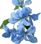 Flame Orchid Artificial Bouquet,Living Room Decorative Flowers,Suitable for Home Party Decorations，Flame Orchid Decorations(Blue)
