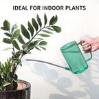 ONEDONE Watering Can Indoor Plants - Plant Watering Can 34 OZ, Long Spout Small Watering Can for House Plants Garden Potted Flowers with Spray Bottle, Squeeze Bottle Green