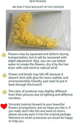 Artificial Flowers Orchids Silk Fake Flowers in Bulk, 11 Pcs (Each 28”), for Wedding Festive Party Home Office Decoration, No Include Vase.