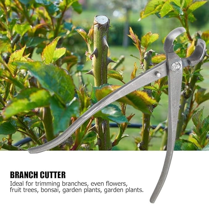 Bonsai Cutters, 8.5inch Concave Cutter Bonsai Tools Stainless Steel Bonsaii Tree Knob Cutter Gardening Concave Pruner Tree Branch Cutter Long Reach Bonsaii Tools