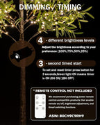 TYBEEU 6ft Lighted Olive Tree with 300 Warm White LED Lights, Dimmable, Ideal for Indoor & Outdoor Holiday Decor, Home, Garden, Wedding & Party