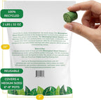 Houseplant Smart Gravel – Improve Drainage, Prevent Overwatering & Root Rot, Support Strong Roots | Eco-Friendly & Reusable Drainage Rocks for Potted Plants | Sustainably Recycled Ocean Plastic | 32oz