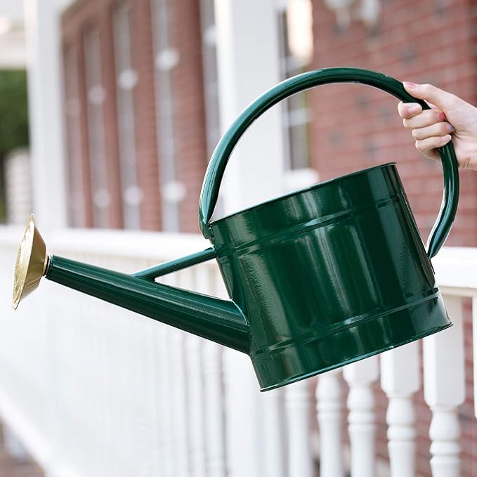 1.3 Gal Watering Can, Metal Watering Can with Removable Spout, Galvanized Water Can, Nice Plant Water Can for Indoor and Outdoor Use