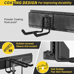 UUP 48" Garage Tool Organizer Wall Mount, 440lbs Garden Garage Storage Garage Organization with Adjustable Heavy Duty Hanging Hooks, Yard Rack Hanger System Shovel Rake Broom Ladder Holder, Men Gift