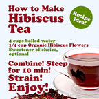 Food to Live Organic Hibiscus Flowers, 2 Ounces – Whole Petals. Great for Herbal Tea. Non-GMO. Caffeine-free. Good Source of Vitamin C. Bulk. Kosher