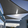 SUNNY GUARD Custom Size 10'x14'x17.2'Graphite Grey Sun Shade Sail Right Triangle UV Block Shade for Backyard Yard Patio Deck Garden(Customized)