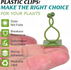 ALLWIN Plant Climbing Wall Clips - 120Pcs,Plant Hooks for Vines, Money Plant Clips