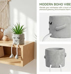 Small Artificial Succulent Plant in Pot 1PC - Lifelike Fake Succulent for Indoor Home Decor,Real Touch Mini Potted Plant for Bathroom Kitchen Window Sill,Office Desk,Shelf Decor Accessories