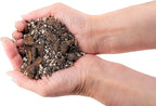 Gardenera Brown Mulch - Retain Moisture and Suppress Weeds for a Thriving Landscape - 10 QUARTS