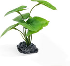 JGbaby Artificial Aquarium Plants,Fish Tank Decorations Betta Leaf Hammock 7in Realistic Silk & Plastic Plants, Hideout Decor for Betta. Goldfish,Reptiles,Small Tanks (Green Type-A)