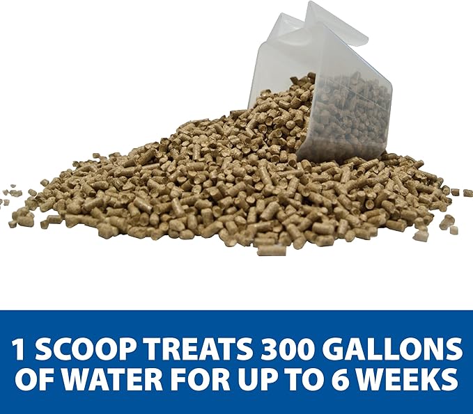 The Pond Guy Barley Straw Pellets Natural Clarifier for Water Gardens & Fountains, Treatment for Cloudy Ponds, Koi Fish, Plant & Pet Safe, 6 lbs