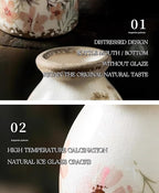 TEWEIQI Vintage Ceramic Small Vase, Farmhouse Rustic Décor, Home Decorative Vase for Your Kitchen, Bedroom, Office, Living Room, Bathroom& Shelf Centerpiece Table Decorations (Retro Creative Style S)