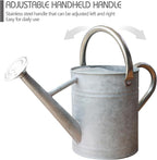 Metal Watering Can for Outdoor and Indoor Plants, Watering Can Decor, 1 Gallon (Zinc Stainless Steel Handle)