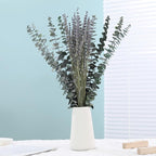70 PCS Dried Eucalyptus Stems with Lavender Flowers Bundle for Shower, 17'' Natural Real Live Eucalyptus Leaves Branches Hanging Shower Plant for SPA Home Fragrance Bathroom Table Vase Decor