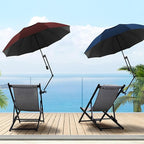 Patio Umbrellas UPF 50+ 360 ° Adjustable Shade Umbrella,Beach Umbrella with Universal Clamp,Beach Clamp on Umbrella,suitable for Patio,beach chairs,golf carts, wheelchairs,carts,bleachers,camping and fishing