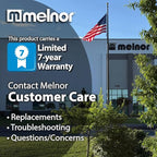Melnor 65180AMZ 3 Piece Quick Connect Starter Set Connector Bundle, Product Adapter, Product End Connector, Black, Grey
