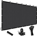 Shade&Beyond 90% Sun Shade Cloth with Grommets, 12' X 16' Pergola Shade Cover Canopy, Mesh Tarp Sun Screens for Patio, Outdoor, Garden, Backyard, Dark Gray