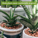 Legigo 19 LBS Organic Leca Clay Pebbles for Plants, 4mm-16mm 100% Natural Leca Balls for Indoor Plants, Hydroton Clay Pebbles for Plants Hydroponic Aquaponics Growing Orchid Drainage Terrarium