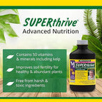 SUPERthrive The Original Vitamin Solution - Liquid Concentrate, May Add to Any Fertilizing Program, 4 fl. oz.
