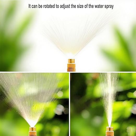 Drip Irrigation System for Garden, 66 ft Garden Watering System Drip Irrigation Kit, with 20pcs 360° Bending Mister Nozzles, for Lawn Yard Flower Green Houses Plants