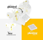 Set of 24 Yellow Bee Seed Paper – Writable & Plantable Wildflower with Envelopes & Planting Guides, Mom's Gift for Mother’s Day, Use for Wedding, Baby Shower, Party Favors & Easter Decorations