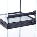 REPTIZOO Mini Reptile Glass Terrarium Tank 8"x8"x8", Front Opening Door Full View Visually Appealing Mini Reptile or Amphibians Glass Habitat