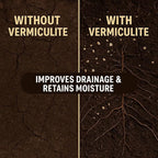 Horticultural Organic Vermiculite for Plants - Medium Grade - Natural Soil Additive for Gardening, Houseplants, Mushrooms, Potted Plants, Hydroponics, Terrariums (1 Quart)