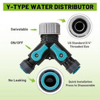 100FT Drip Irrigation Kit - 28 Adjustable 360° Nozzles & T-Connectors for Garden, Lawn & Plant Watering System