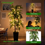 Artificial Dracaena Tree 5FT, Fake Plants with Black Tall Planter - Fake Tree Tall Faux Plants Indoor Floor Plant with Moss - Artificial Plants Indoor for Office Living Room Home Decor