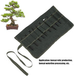 Professional Bonsai Tool Set 9PCS with Anti Slip Handle and Storage Bag for Pruning Shaping and Carving