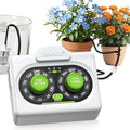 RAINPOINT Bluetooth Automatic Plant Waterer Indoor, Smart APP Control Drip Irrigation System for Houseplants, Anti-Siphon Vacation Watering Device with 2400mAh Rechargeable Battery (Up to 15 Pots)