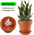 40Pcs Cone Flower Pot Hole Mesh Pad, Upgraded Planter Bottom Grid Mat Mesh Hole Screens for Keeping Soil from Flowing- Breathable Gasket-Drainage Netting for Bonsai (40)