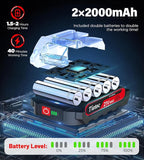 Tietoc Mini Chainsaw 6 Inch Cordless, Portable Electric Chain Saw Small Handheld Battery Powered Super Saws, Gifts for Men Women, Birthday Gift for Dad Fathers Husband Him Her Mom Mothers Grandparent