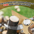 Lothee Japanese Gardening Scissors Made in Japan, Carbon Steel Flower Pruning Shears Heavy-duty Gardening Scissors, for Pruning Plants