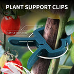 Plant Clips Green Gentle Gardening Plant & Flower Lever Loop Gripper Clips, Tool for Supporting or Straightening Plant Stems, Stalks, and Vines, Garden Clips, by RamPro (80 pc)
