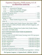 Espoma Organic Holly-Tone 4-3-4 Evergreen & Azalea Plant Food; 4 lb. Bag; The Original & Best Organic Fertilizer for All Acid Loving Plants Including Azaleas, Rhododendrons & Hydrangeas. Pack of 2