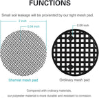Plant Mesh Drainage Screens - 100PCS 2-Inch Reusable Grid Mats, Keep Soil in Pots for Succulents, Bonsai, Indoor Plants & Repotting